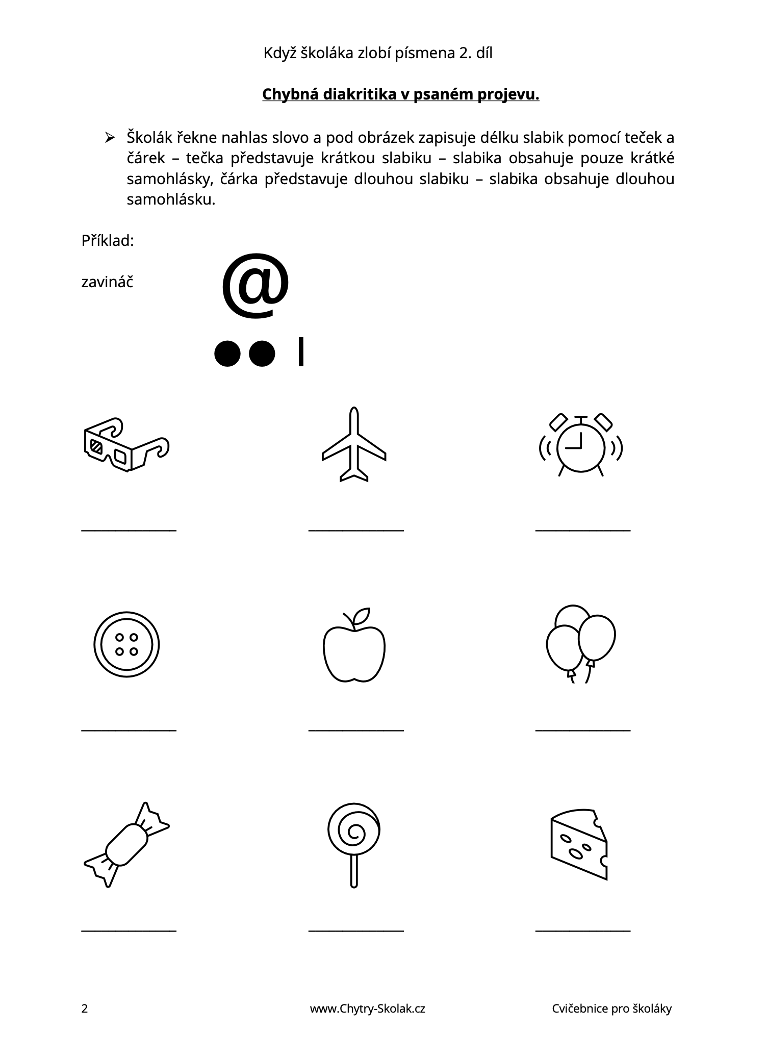 Když školáka zlobí písmena 2. díl